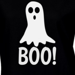 Funny Ghost Boo Halloween Ladies T Shirt 37148067
