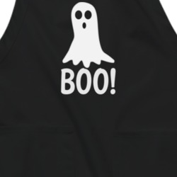 Funny Ghost Boo Halloween Apron 37148069