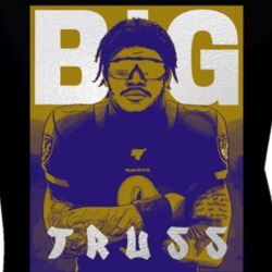 Big Truss Balitmore Football Fan Team Support Ladies T Shirt 37148173