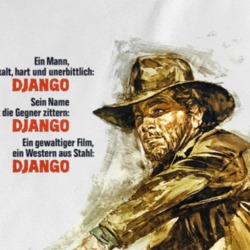 Django Franco Nero German Movie Poster Fan T Shirt 37148180