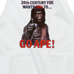 Planet Of The Apes 70s Movie Go Ape Promo Trending Fan Parody Apron 37153372
