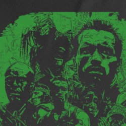 Predator Arnold Schwarzenegger Movie Action Fan Black T Shirt 37154473