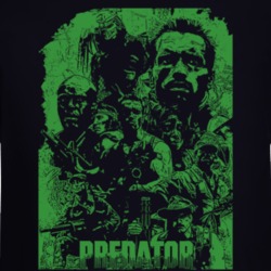 Predator Arnold Schwarzenegger Movie Action Fan Black Long Sleeve 37154476