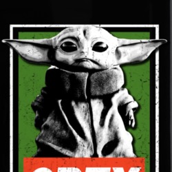 Obey Baby Yoda Funny Star Wars Parody Meme Fan Phone Case 37158757