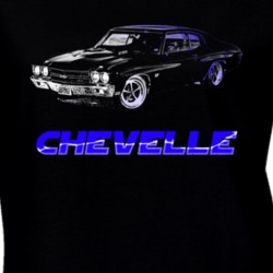 1970 Chevelle Chevy Muscle Classic Car Fan Ladies T Shirt 37158893