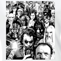 Super Heroes Villains Funny Parody Fan Ladies T Shirt 37159854