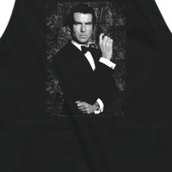 James Bond Pierce Brosnan 90s Movie Oo7 Fan Apron 37159885