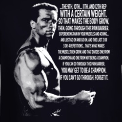 Arnold Schwarzenegger Muscle Grow Quote Bodybuilding Legend Fan Long Sleeve 37160748