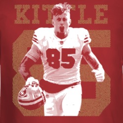 George Kittle San Fran Football Star Fan Long Sleeve 37162284