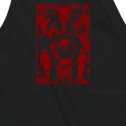 Devil Tarot Card 666 Satan Lucifer Cult Apron 37163819