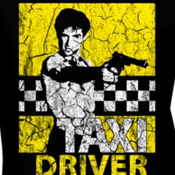 Taxi Driver 1976 Travis Bickle De Niro 70s Movie Fan Ladies T Shirt 37167795