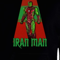 Iran Man Funny Parody Iron Man Irainian Superhero Hoodie 37170985