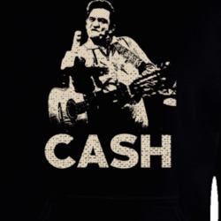 Johnny Cash Finger Country Music Fan Hoodie 37174475