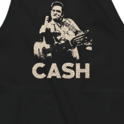 Johnny Cash Finger Country Music Fan Apron 37174476