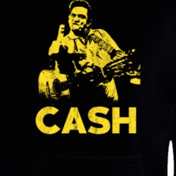 Johnny Cash Finger Country Music Nashville Fan Hoodie 37174483