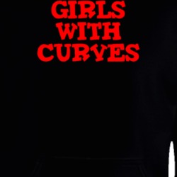 Girls With Curves Ladies Funny Gym Wear Gear Hoodie 37175666
