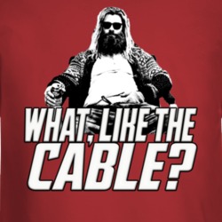 Fat Thor Quote Cable Funny Parody Long Sleeve 37179625