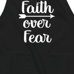 Faith Over Fear Christian Women God Apron 37398109