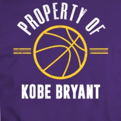 Property Of Kobe Bryant Black Mamba Basketball T Shirt 37432592
