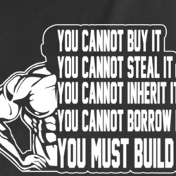 You Must Build It Muscle Bodybuilder Power Lifter T Shirt 37461531