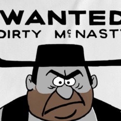 Wanted Dirty Mcnasty Woody Woodpecker Villain Funny Cartoon T Shirt 37573280