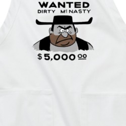 Wanted Dirty Mcnasty Woody Woodpecker Villain Funny Cartoon Apron 37573281