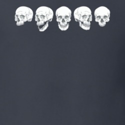 Anatomically Correct Human Skulls Set Isolated Hand Drawn Line Art Vector T Shirt 37575962