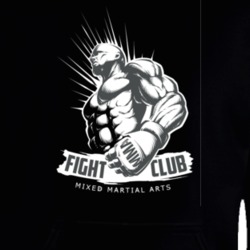 Vector Mma Fighter Hoodie 37578116