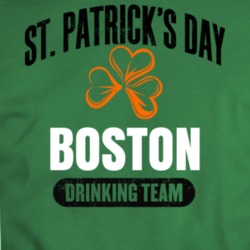 St. Patrick's Day Drinking Team Boston T Shirt 37578143