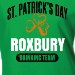 Roxbury Boston St. Patrick's Day Drinking Team Ladies T Shirt 37578148