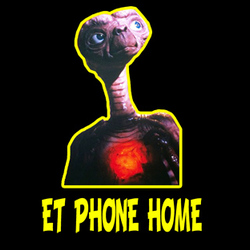 ET phone home funny alien movie t shirt 37684