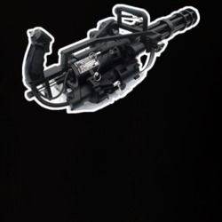 Old Painless Gatling Gun Predator t shirt 37698