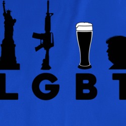 Lgbt Liberty Guns Beer Trump Funny Usa Parody T Shirt 37706409