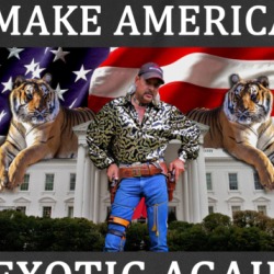 Make America Exotic Again Trump Joe Tiger Mashup Parody Funny T Shirt 37713603