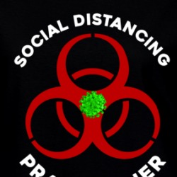 Social Distancing Practitioner Ladies T Shirt 37765327
