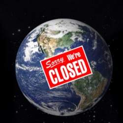 Earth Sorry We're Closed Parody Funny Ladies T Shirt 37770640