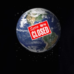 Earth Sorry We're Closed Parody Funny Hoodie 37770644