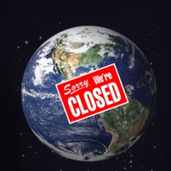 Earth Sorry We're Closed Parody Funny Long Sleeve 37770645