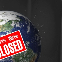 Earth Sorry We're Closed Parody Funny Mug 37770648