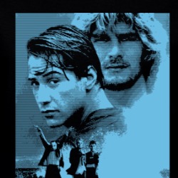 Point Breadk Swayze Keanu Reeves 90s Movie Fan Ladies T Shirt 37773261