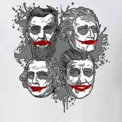 Mt Rushmore Joker funny US Presidents t shirt 37814