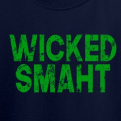 Wicked Smaht Smart Funny Boston Irish T Shirt 37818841