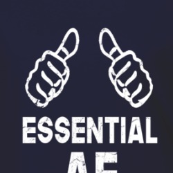 Essential Af Employee Pray Love Hero Ladies T Shirt 37819396