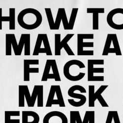 How To Make A Face Mask From A T Shirt - See Video T Shirt 37819399