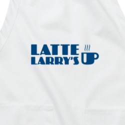 Latte Larry Coffee Curb Parody Mug Apron 37832533