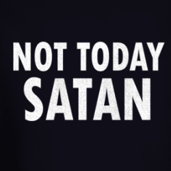 Not Today My Satan Funny Rock And Roll Long Sleeve 37833063