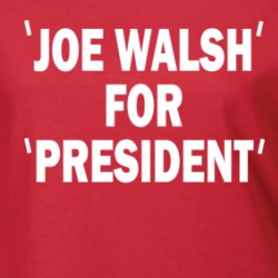 Joe Walsh For President Retro Rock Music Legend Fan Ladies T Shirt 37870358
