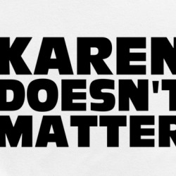 Karen Doesn't Matter Protest Gear Ladies T Shirt 38038251