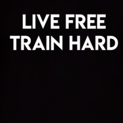 Live Free Train Hard Gym Gear T Shirt 38042304
