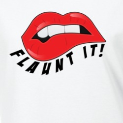 Flaunt It Lips Sexy Cool Ladies T Shirt 38065568